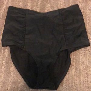 Aerie High Waisted Black Bathing suit bottom